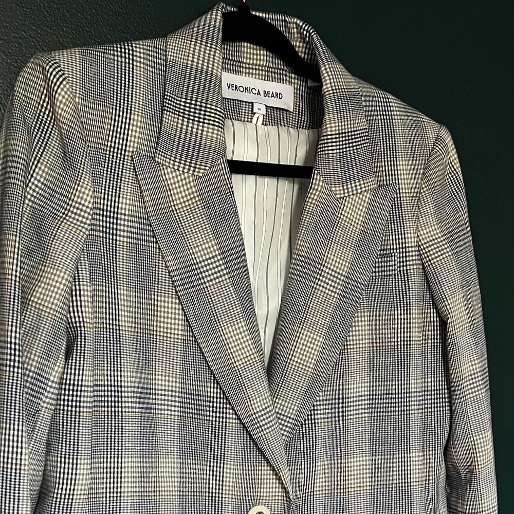 VERONICA BEARD PLAID DICKEY